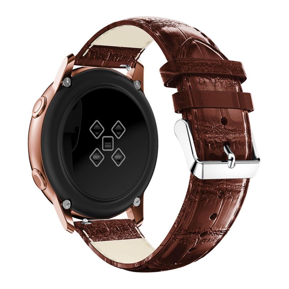 Nahkaranneke Krokodil Samsung Galaxy Watch 6 44mm ruskea