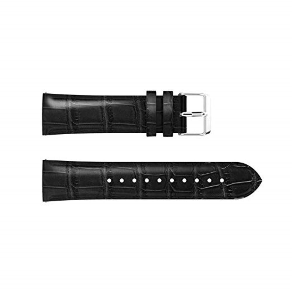Nahkaranneke Krokodil Huawei Watch GT/GT 2 46mm/GT 2e musta