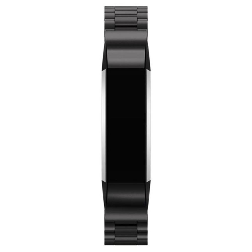 Metalliranneke Fitbit Alta/Alta HR musta