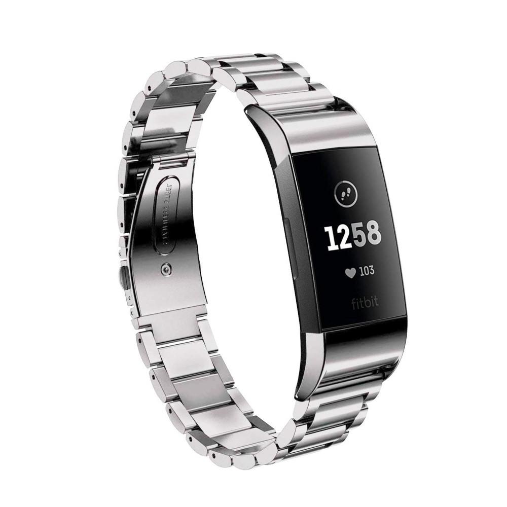 Metalliranneke Fitbit Charge 3/4 hopea