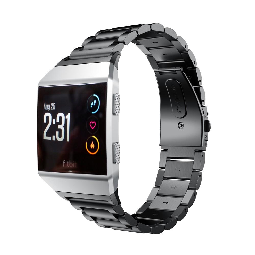 Metalliranneke Fitbit Ionic musta