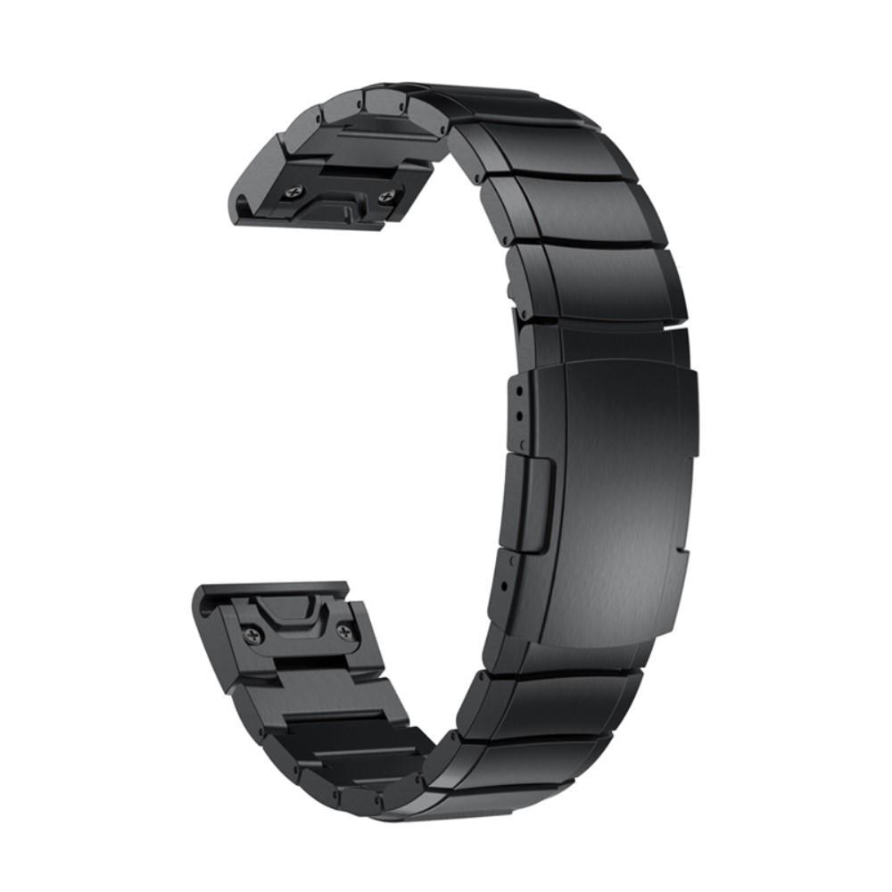 Lenkkiranneke Garmin Fenix 3/3 HR/5X/5X Plus/6X/6X Pro/7X musta