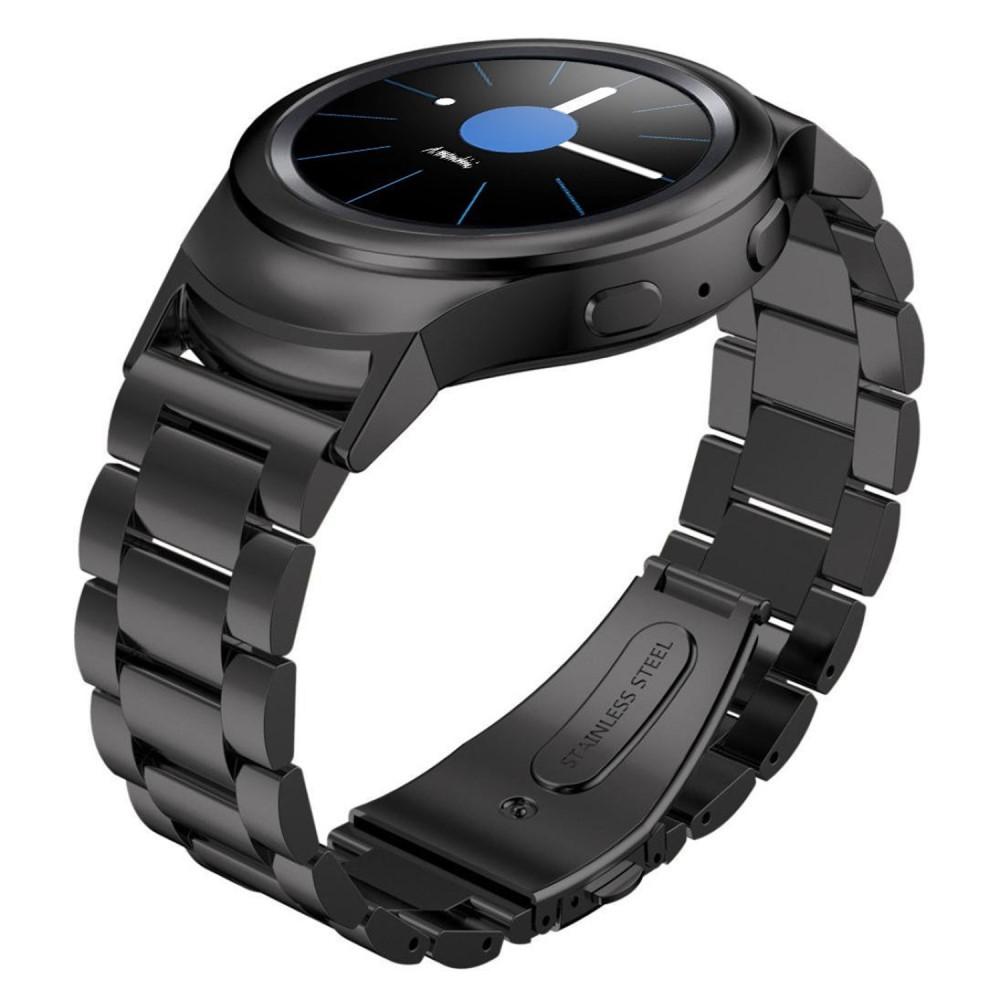 Metalliranneke Samsung Gear S2 musta