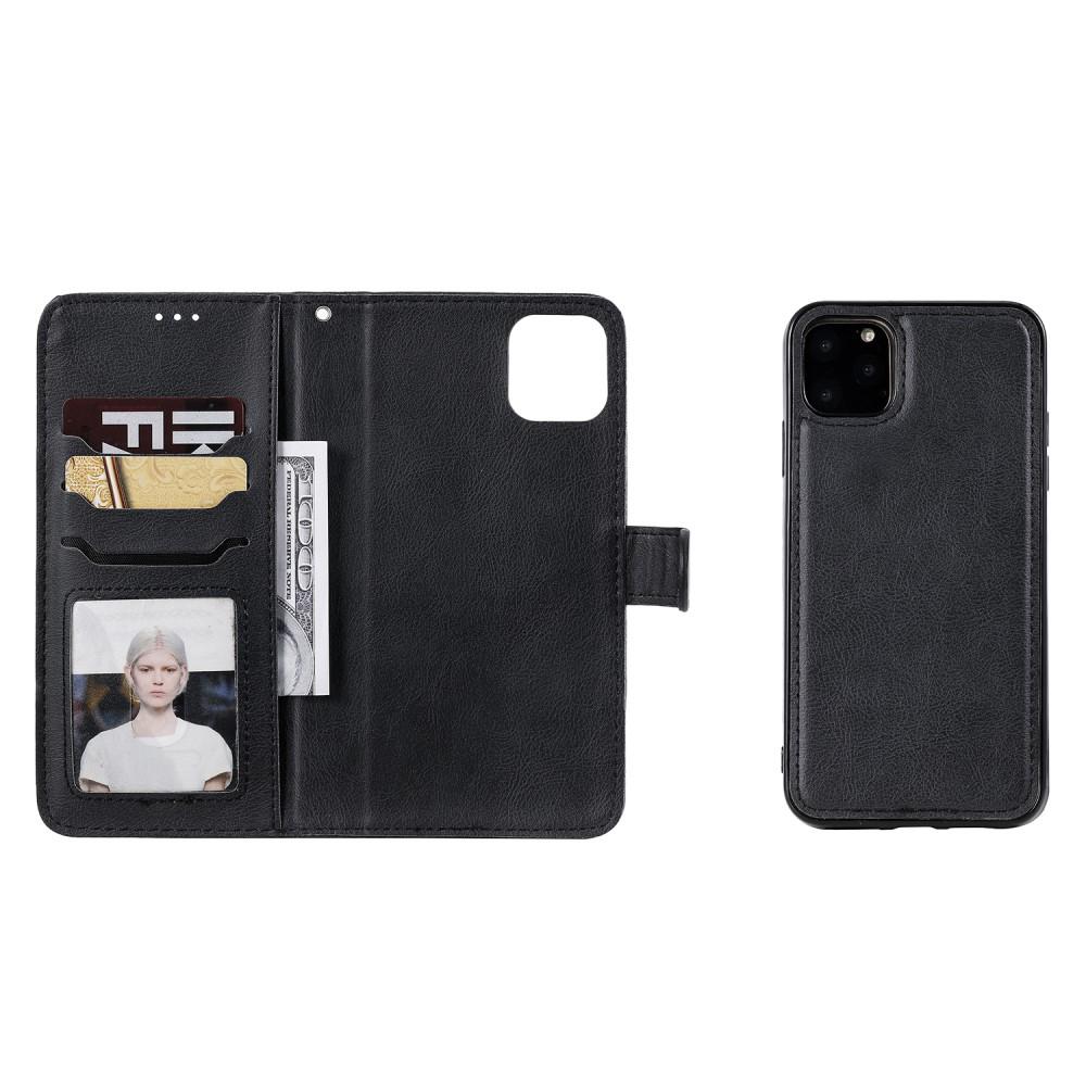 Magneettinen lompakko iPhone 11 Pro Max musta