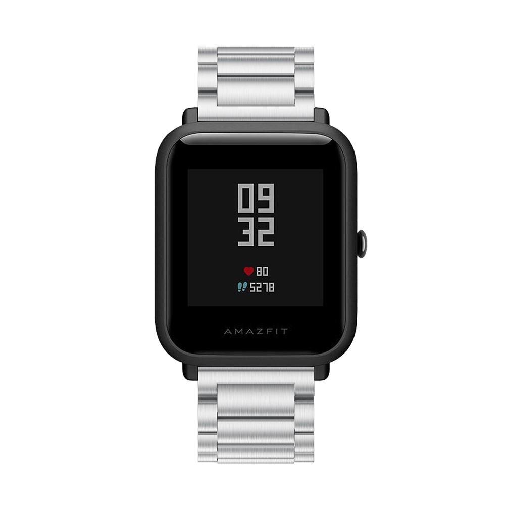 Metalliranneke Amazfit GTS hopea