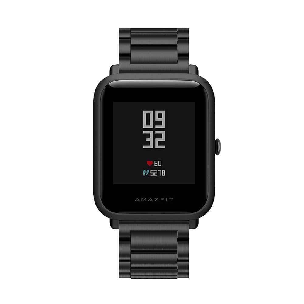 Metalliranneke Amazfit GTS/GTS 2 musta