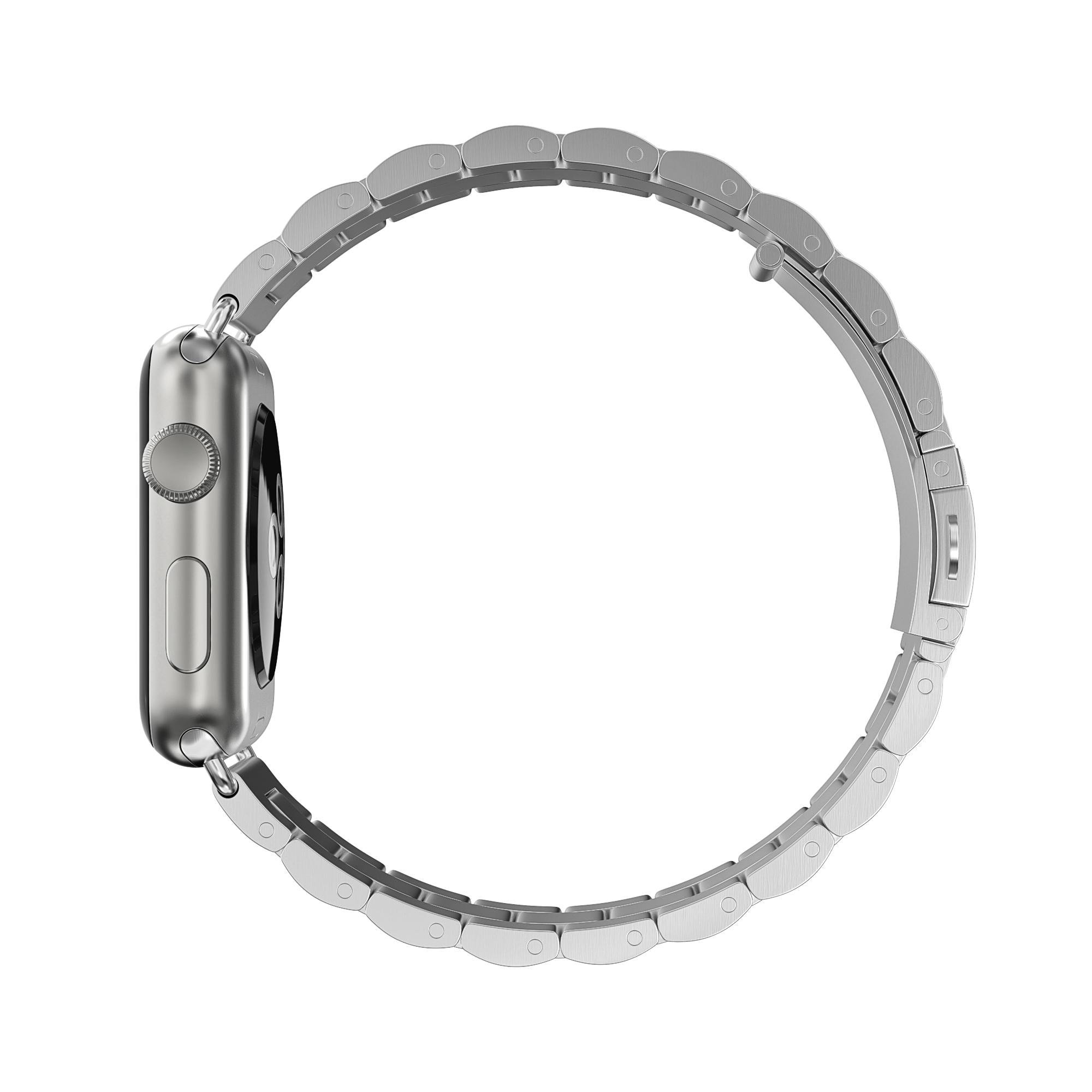 Metalliranneke Apple Watch Ultra 2 49mm hopea