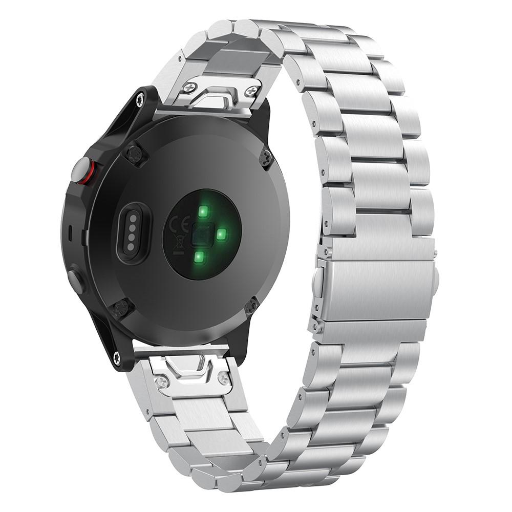 Metalliranneke Garmin Epix 47mm Gen 2 hopea