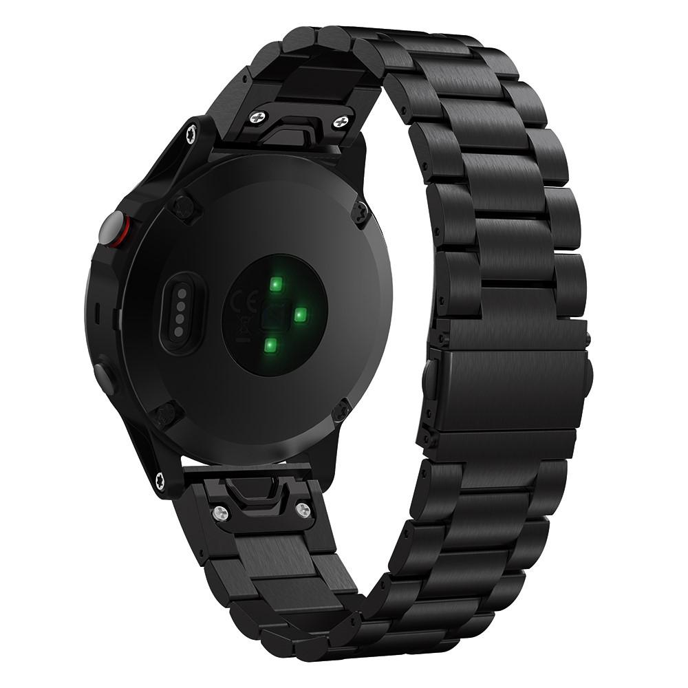 Metalliranneke Garmin Forerunner 965 musta