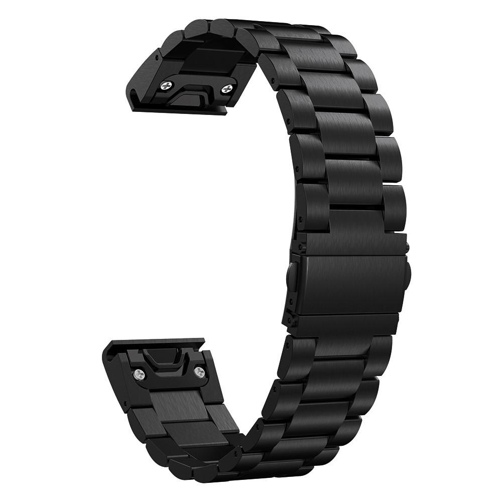 Metalliranneke Garmin Forerunner 965 Musta