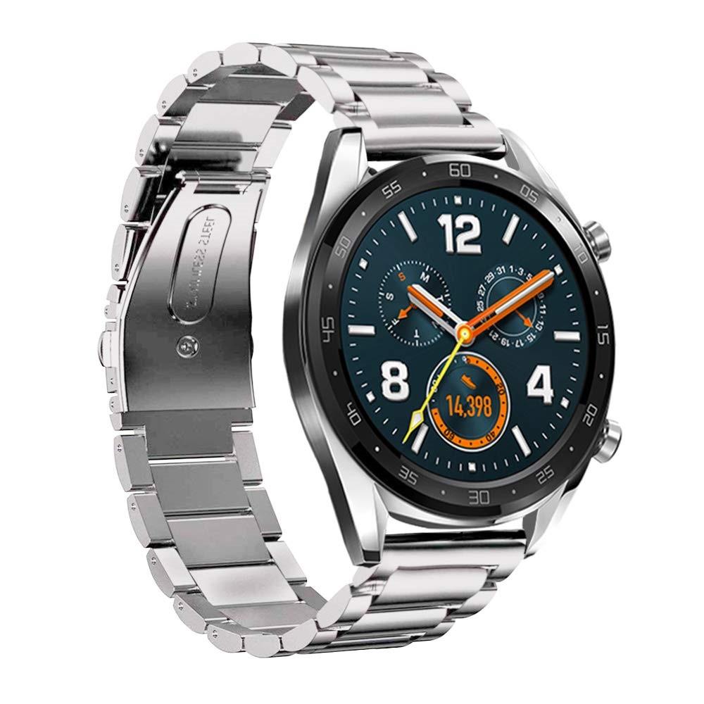 Metalliranneke Huawei Watch GT/GT 2 46mm/GT 2e hopea