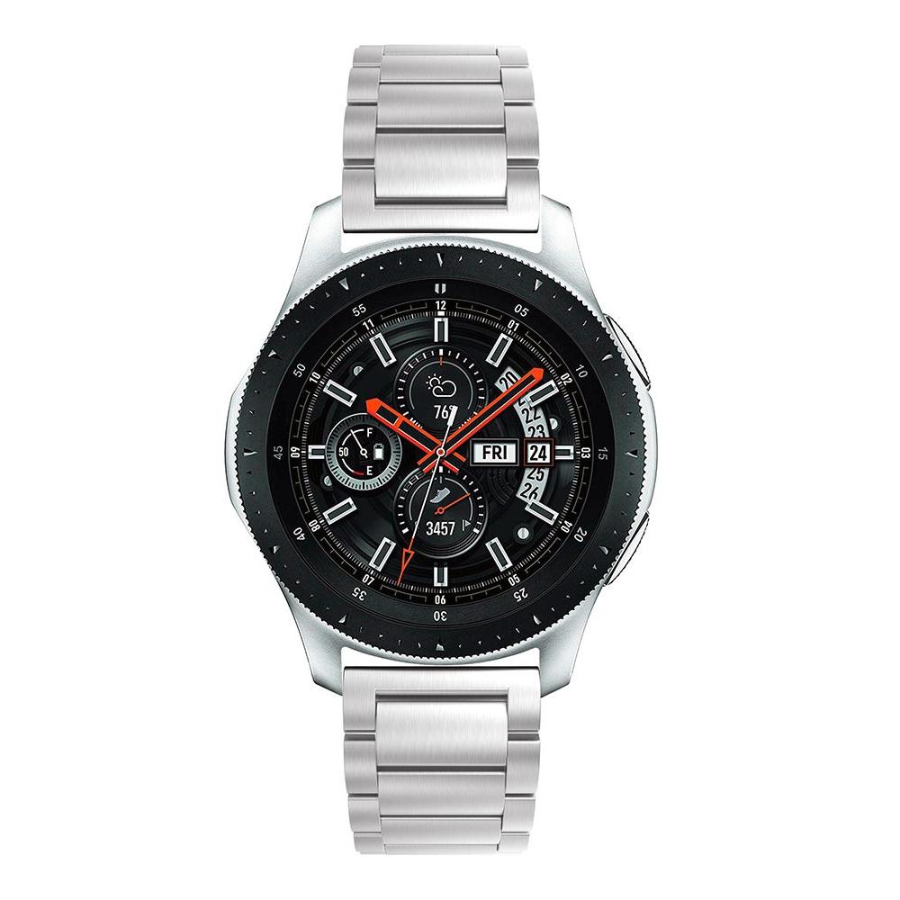 Metalliranneke Samsung Galaxy Watch 46mm hopea