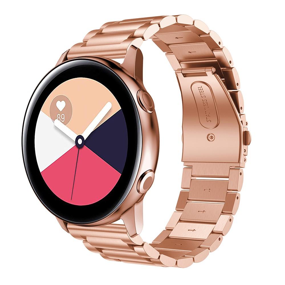 Metalliranneke Samsung Galaxy Watch Active ruusukulta