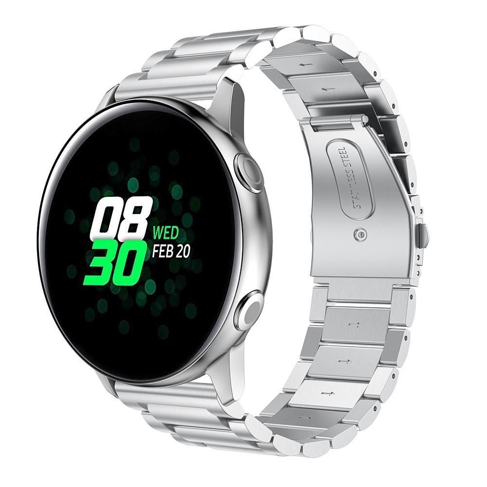 Metalliranneke Samsung Galaxy Watch Active hopea