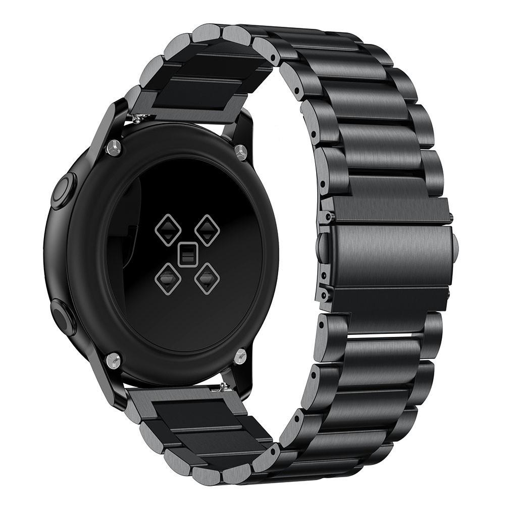 Metalliranneke Samsung Galaxy Watch Active musta