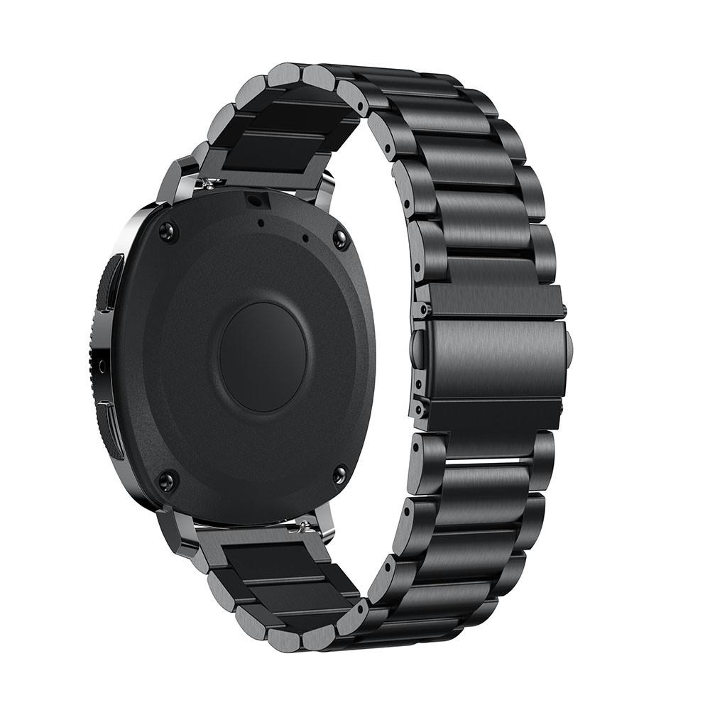 Metalliranneke Samsung Gear Sport musta