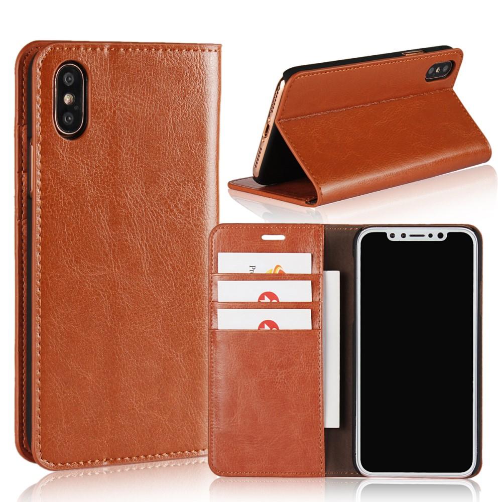 Suojakotelo Aito Nahka iPhone X/XS ruskea