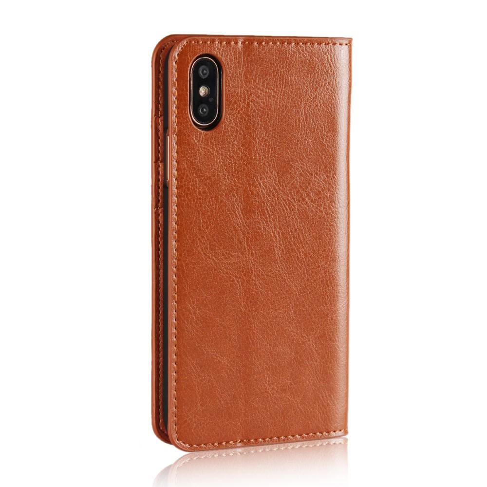 Suojakotelo Aito Nahka iPhone X/XS ruskea