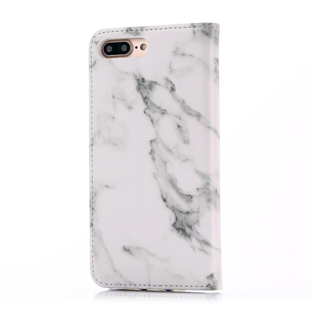 iPhone 7 Plus/8 Plus Puhelinkotelo Valkoinen marmori