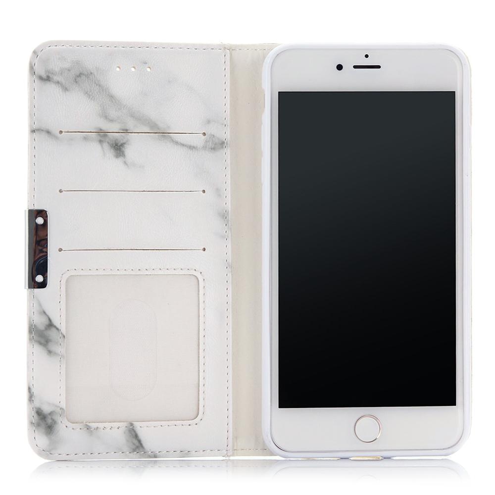 iPhone 7 Plus/8 Plus Puhelinkotelo Valkoinen marmori