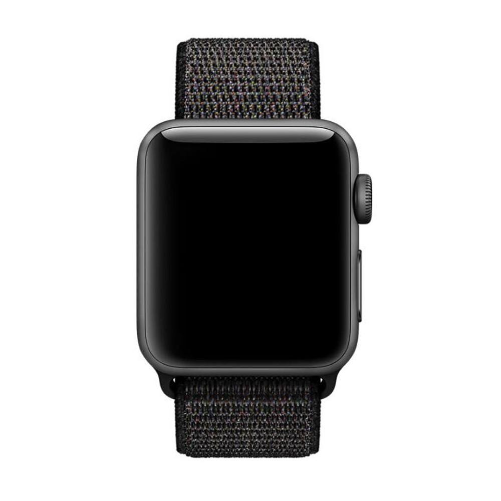 Nailonranneke Apple Watch 45mm Series 9 musta