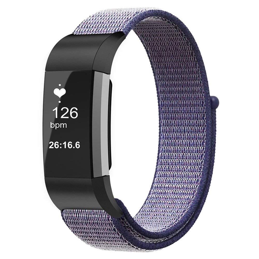 Nailonranneke Fitbit Charge 3/4 sininen