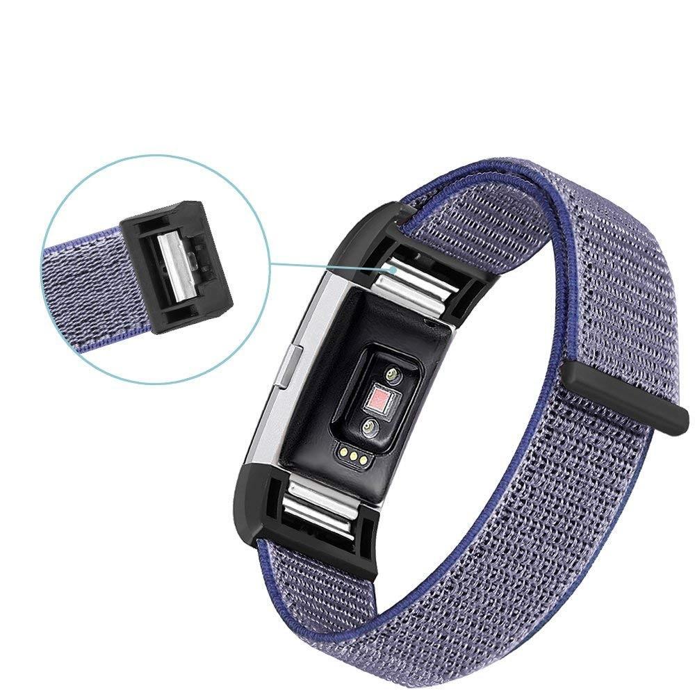 Nailonranneke Fitbit Charge 3/4 sininen