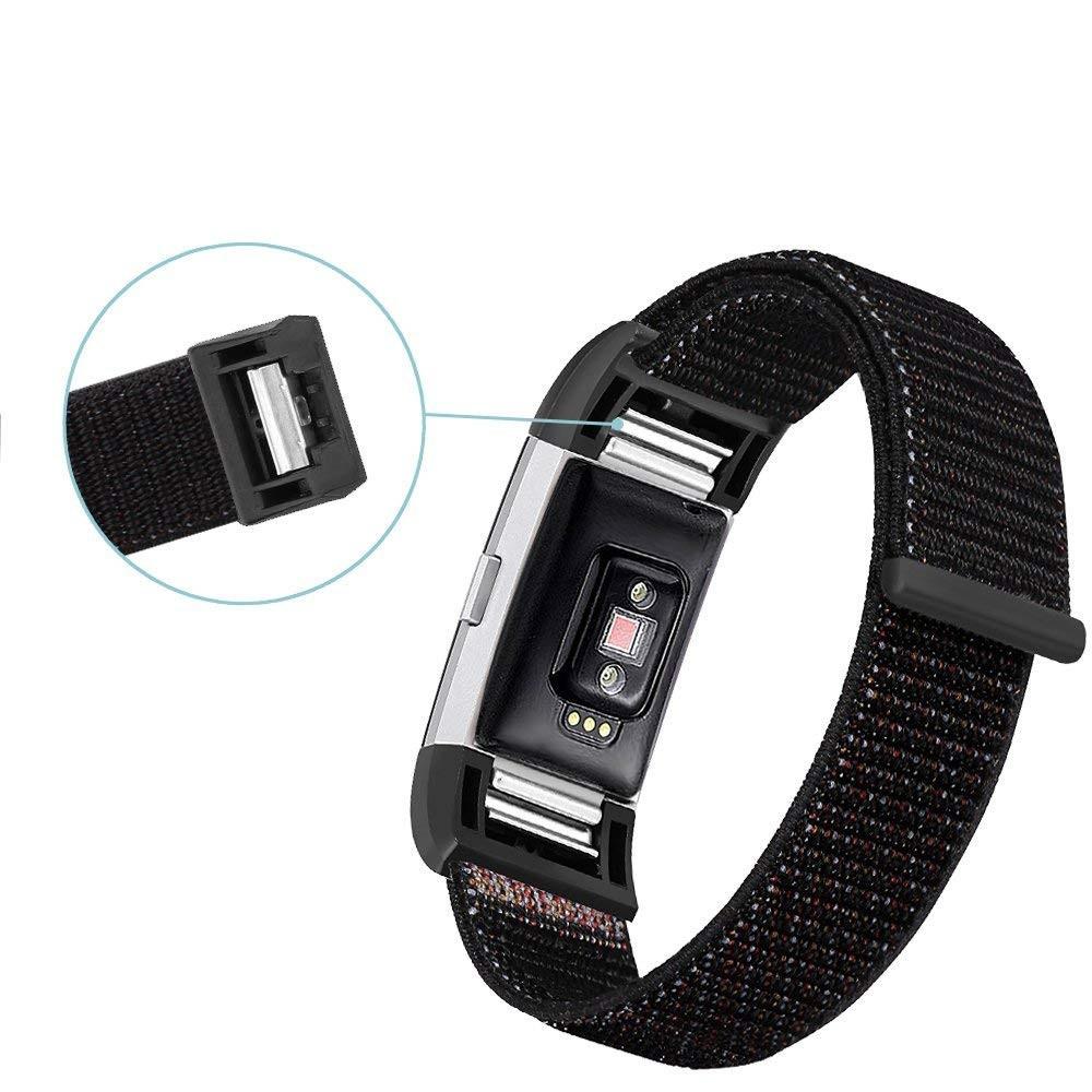 Nailonranneke Fitbit Charge 3/4 musta