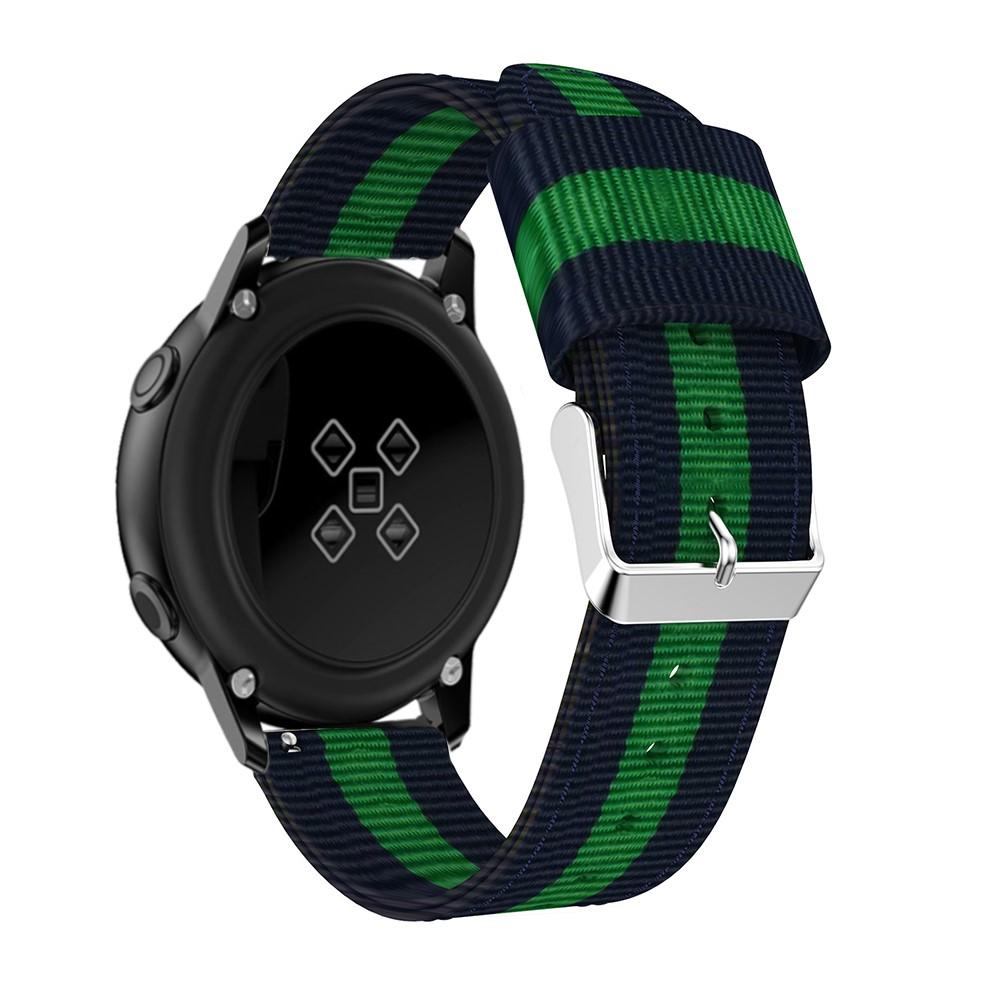 Nailonranneke Samsung Galaxy Watch Active sininen/vihreä