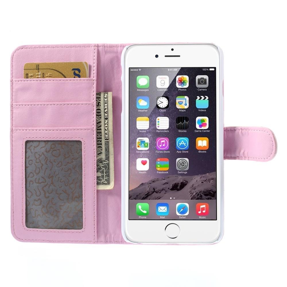 Lompakkokotelot iPhone 6 Plus/6S Plus Quilted Vaaleanpunainen