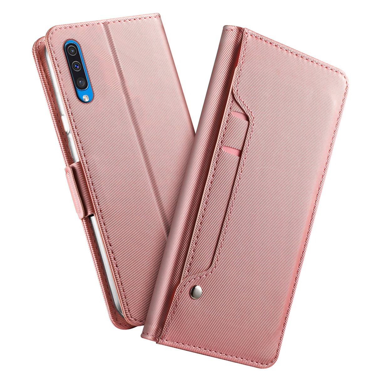 Suojakotelo Peili Galaxy A50 Vaaleanpunainen