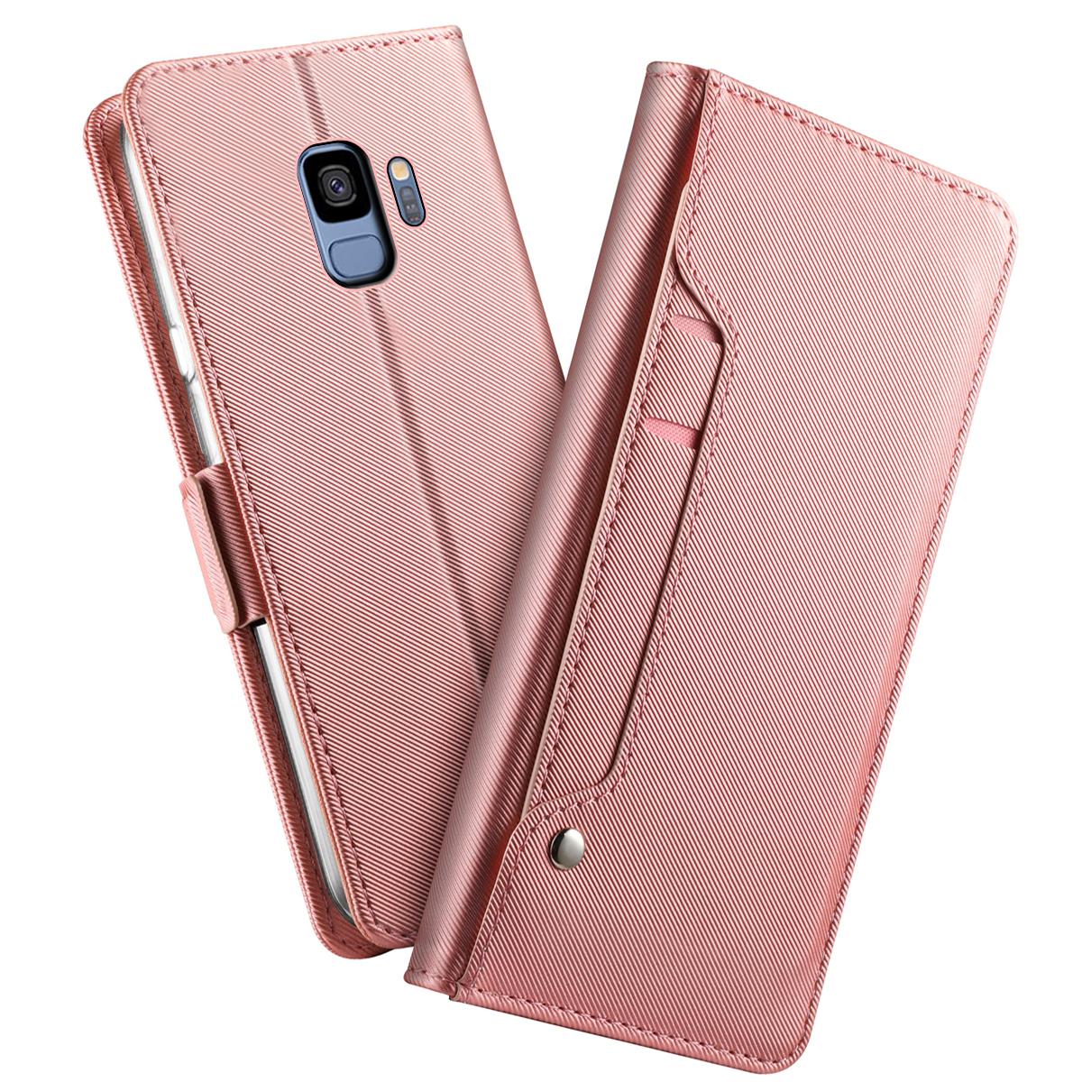 Suojakotelo Peili Galaxy S9 Vaaleanpunainen