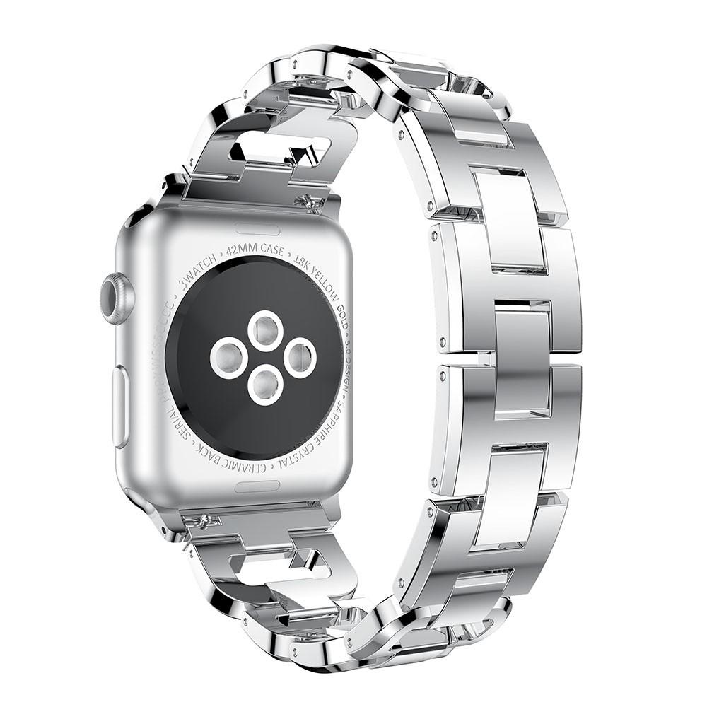 Rhinestone Bracelet Apple Watch 41mm Series 9 Silver