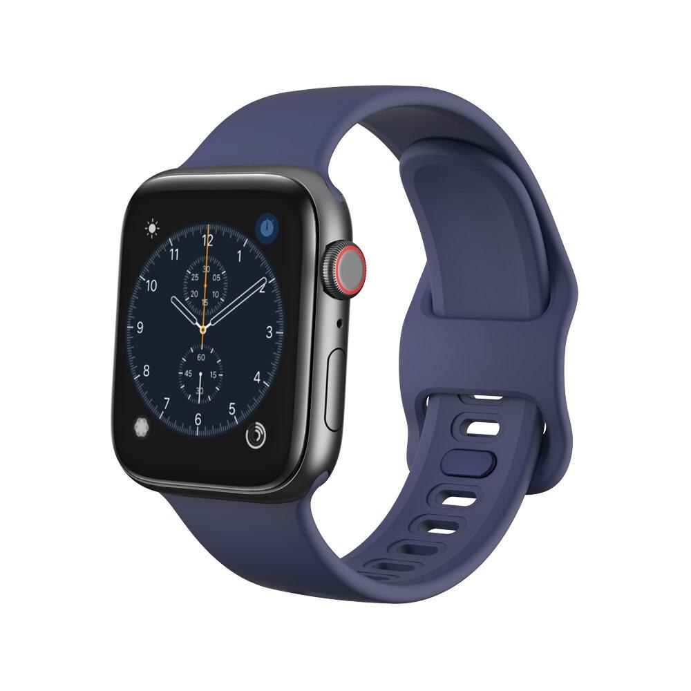 Silikoniranneke Apple Watch 41mm Series 7 sininen