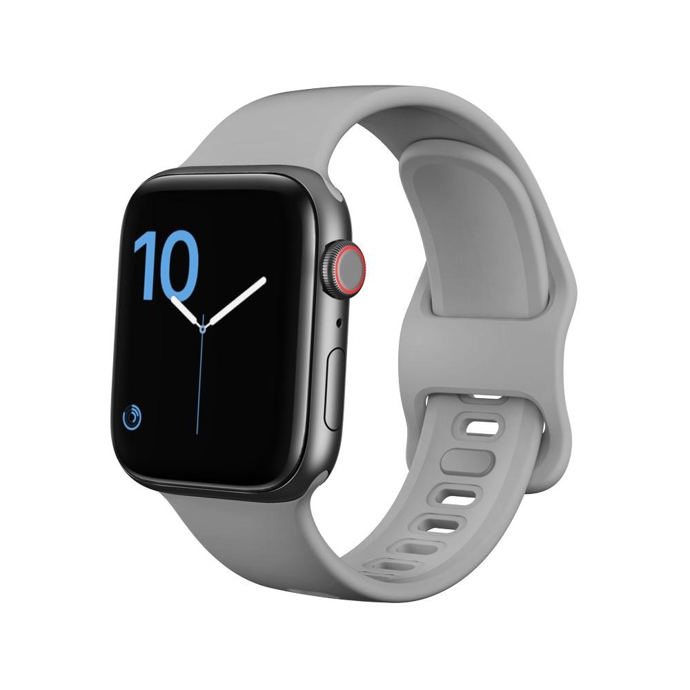 Silikoniranneke Apple Watch SE 40mm harmaa