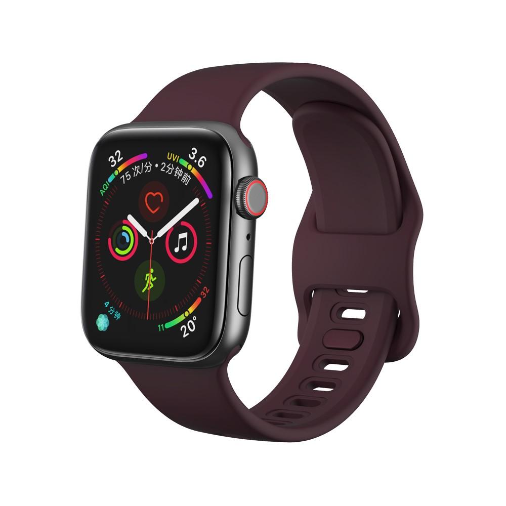 Silikoniranneke Apple Watch 42mm liila