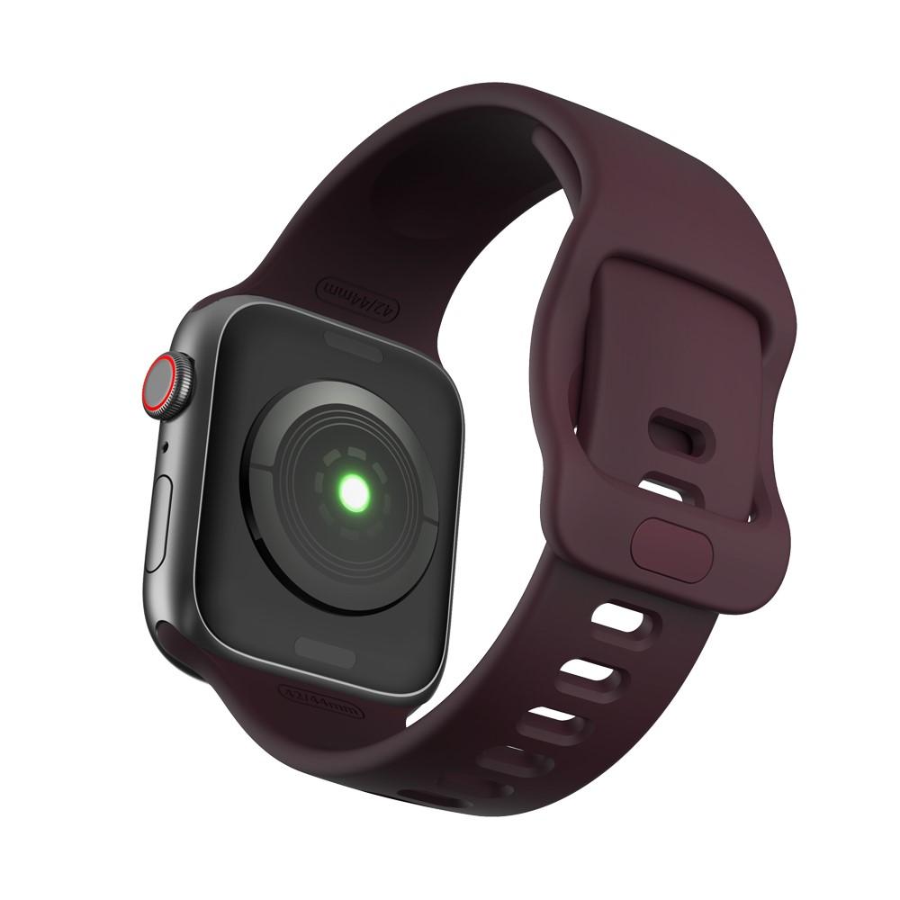 Silikoniranneke Apple Watch Ultra 49mm liila