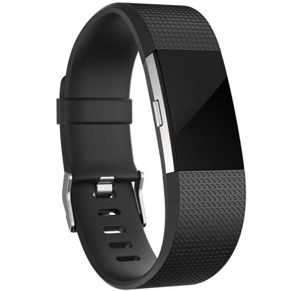 Silikoniranneke Fitbit Charge 2 musta