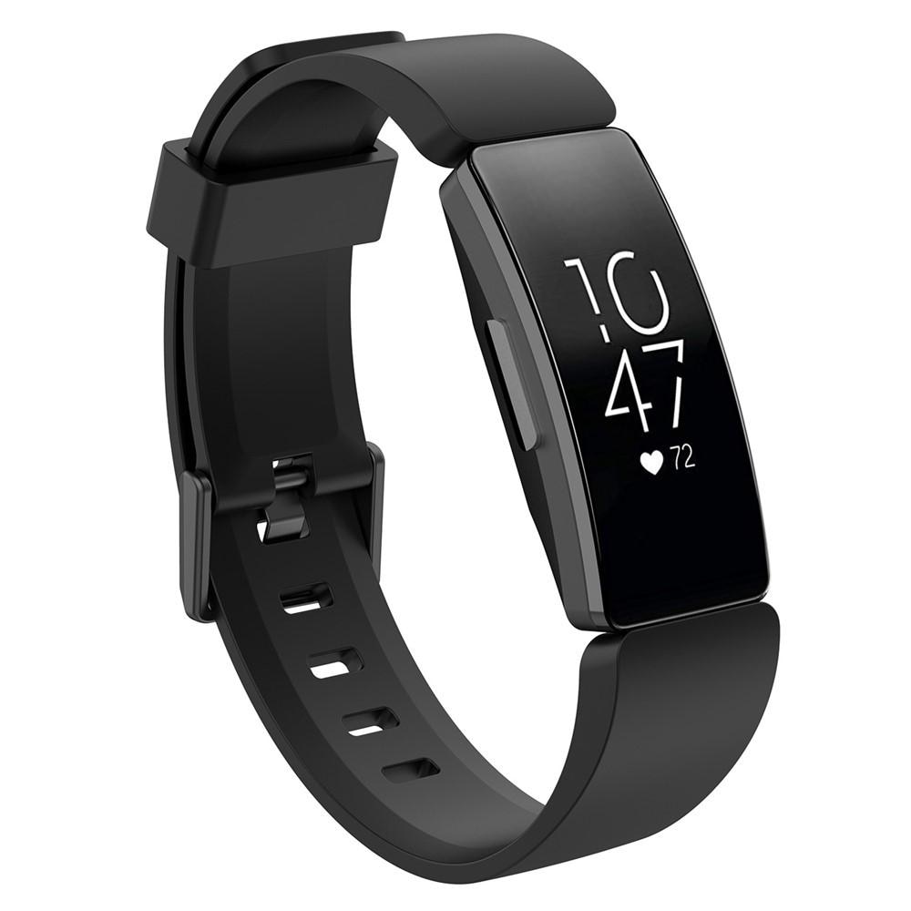 Silikoniranneke Fitbit Inspire/Inspire HR/Inspire 2 musta