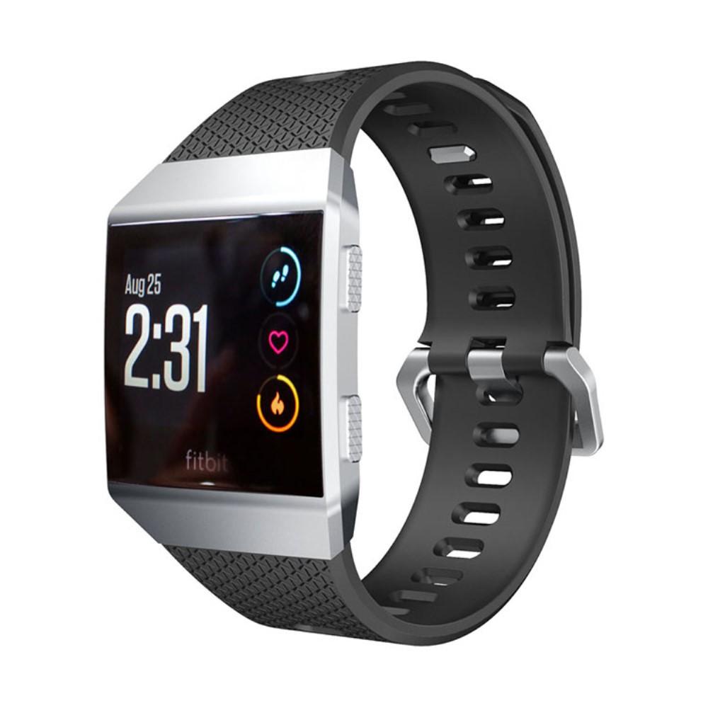 Silikoniranneke Fitbit Ionic musta