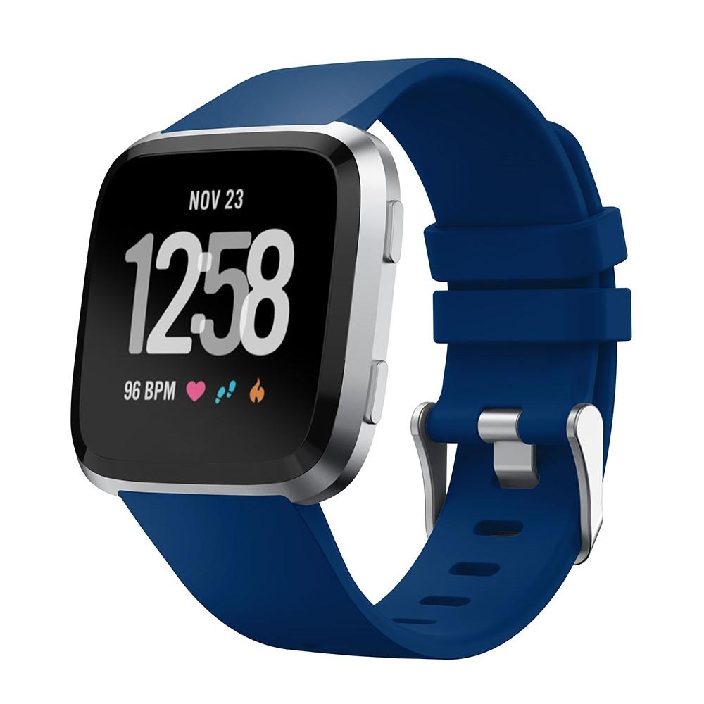 Silikoniranneke Fitbit Versa/Versa 2 sininen