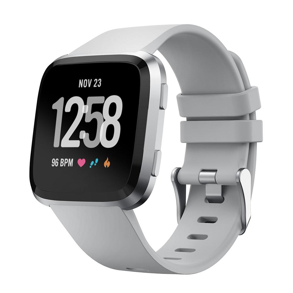 Silikoniranneke Fitbit Versa/Versa 2 harmaa