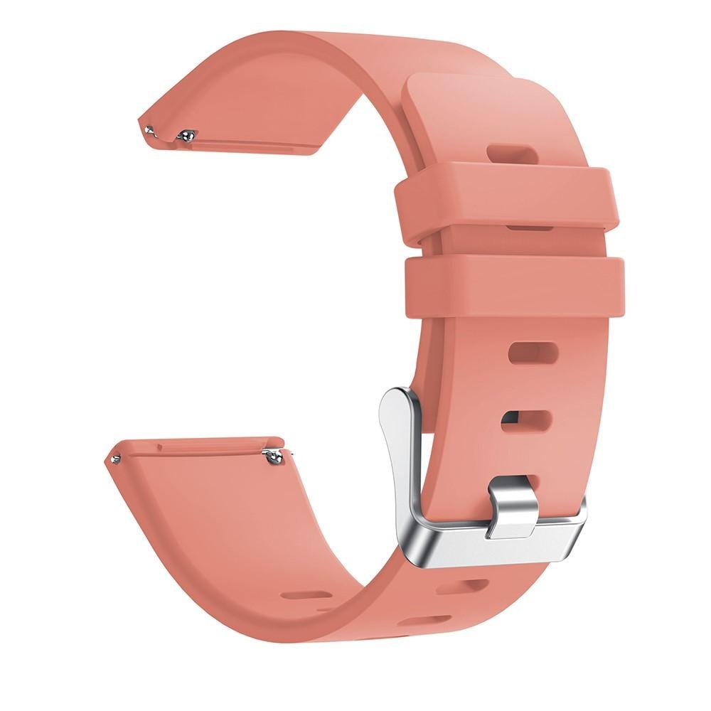 Silikoniranneke Fitbit Versa/Versa 2 Vaaleanpunainen