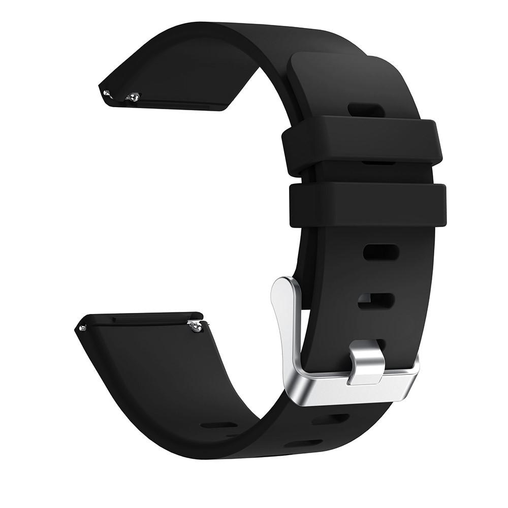 Silikoniranneke Fitbit Versa/Versa 2 musta