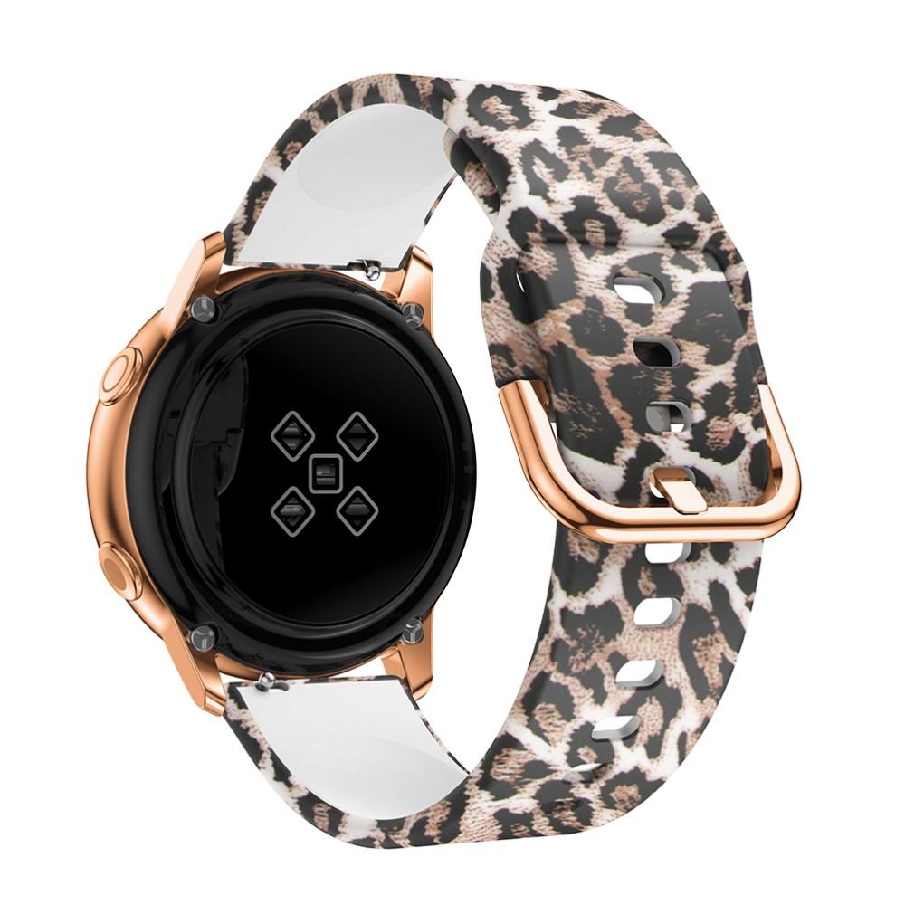 Silikoniranneke Samsung Galaxy Watch Active 2 44mm leopardi