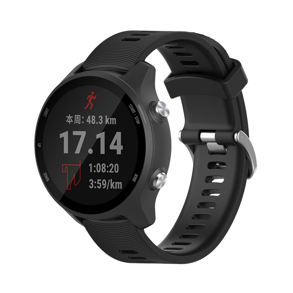 Silikoniranneke Garmin Forerunner 245 musta