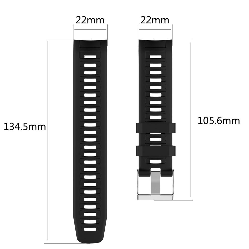 Silikoniranneke Garmin Instinct musta