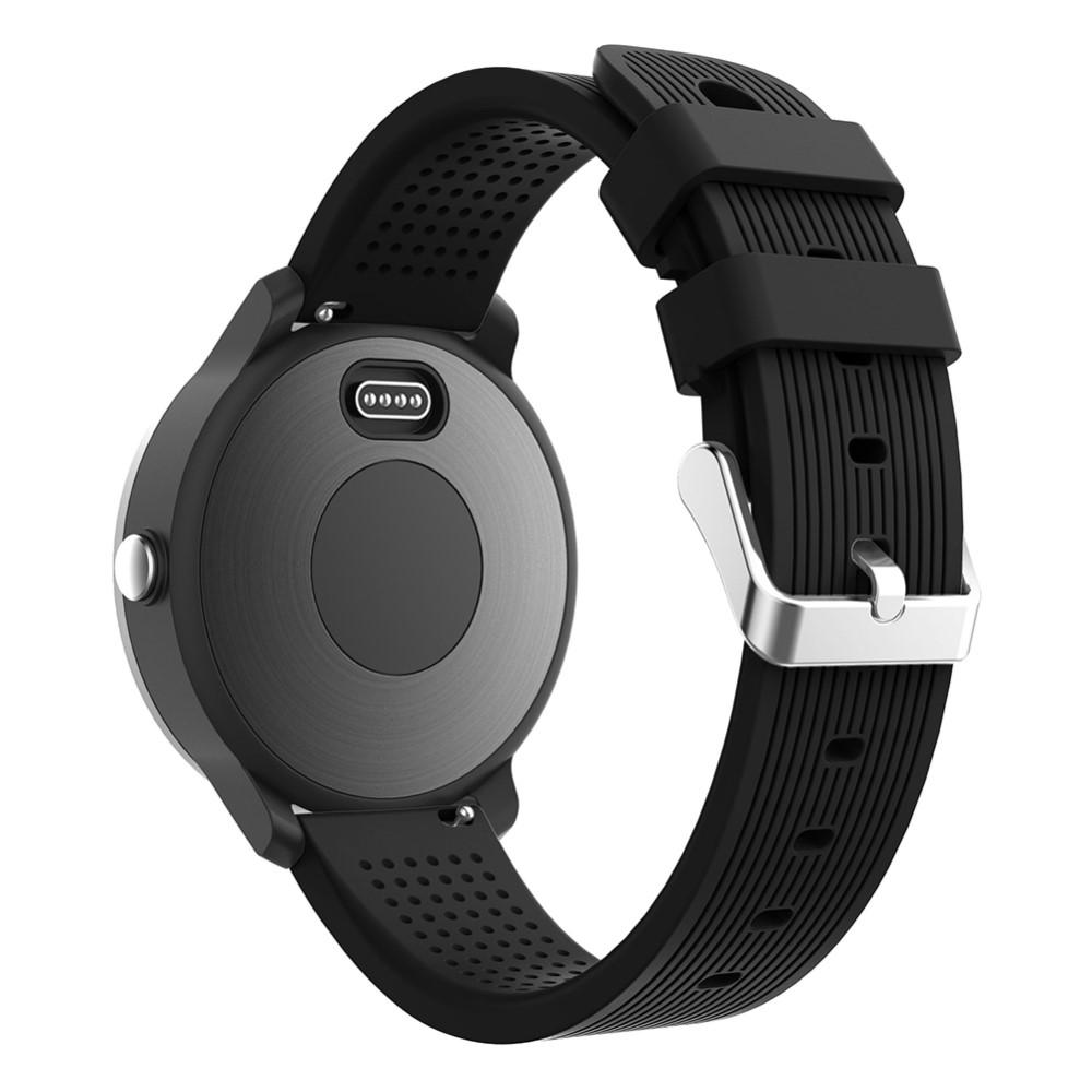 Silikoniranneke Garmin Vivoactive 3 musta