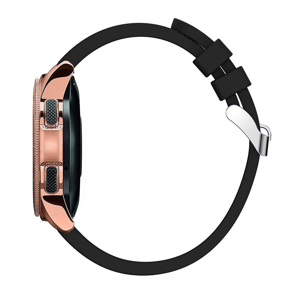 Silikoniranneke Samsung Galaxy Watch 42mm Musta