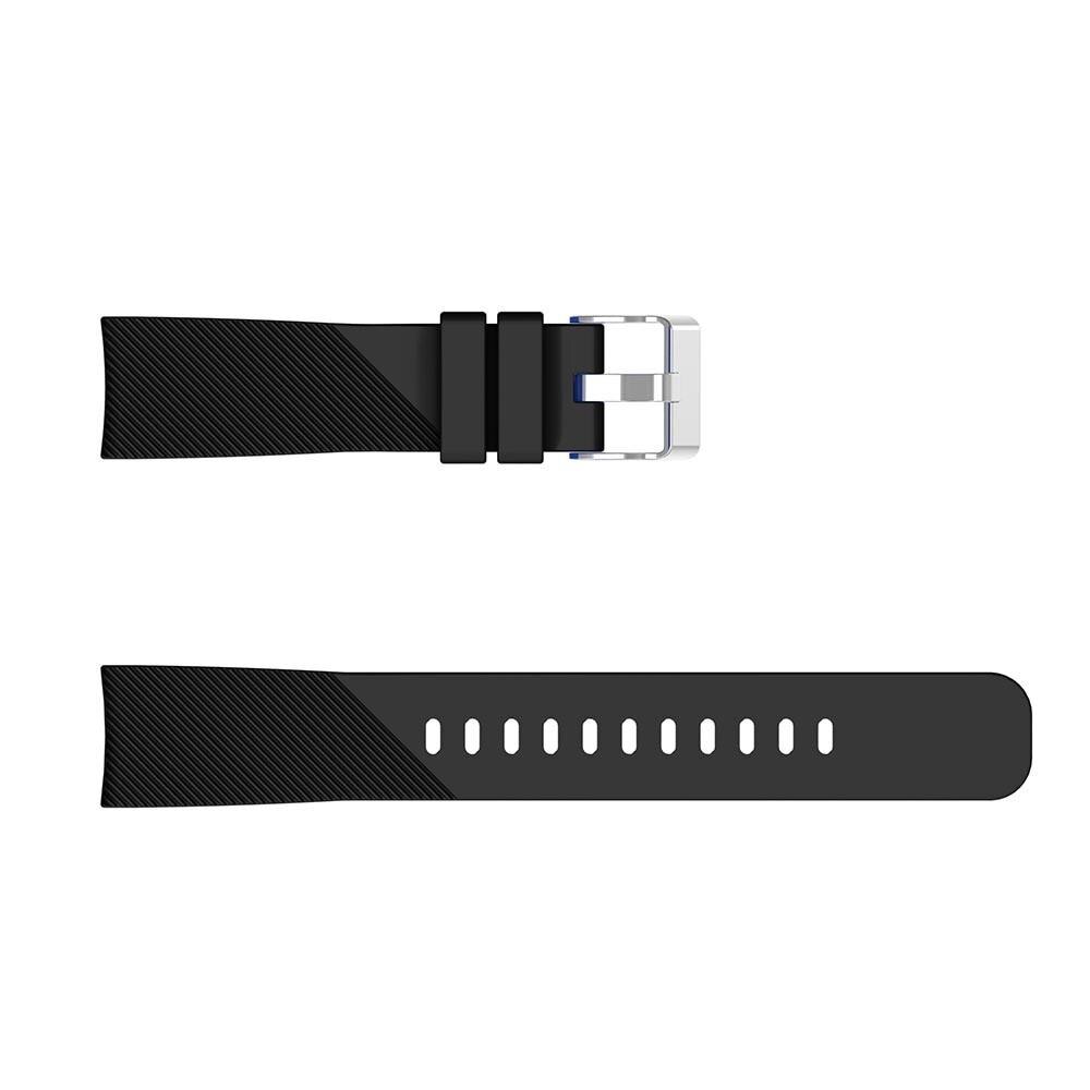 Silikoniranneke Samsung Galaxy Watch 42mm Musta